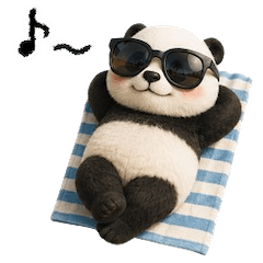 motto's Animated Lovely Panda -summer-