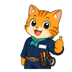 Cat Electrician Stickers for Work&Sales!