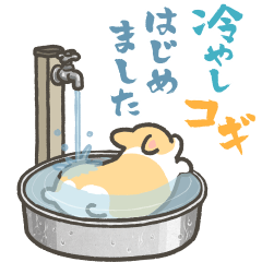 Chilling corgi animation sticker
