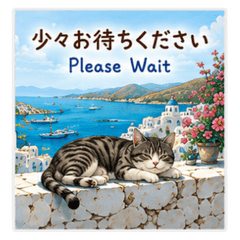 Blue Sea Cats-Summer Greetings!