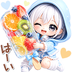 天使 水色界隈♡かわいい女の子 (梅雨 夏