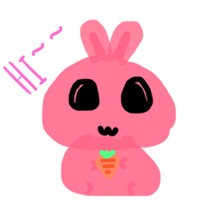 Rainbow Moji Rabbit