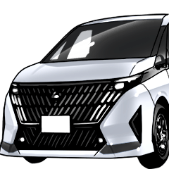 車(ミニバン99)クルマバイクシリーズ