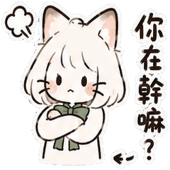 我的老婆像隻貓