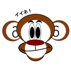 Blurry cute monkey