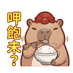 水豚阿粿：台灣在地日常實用貼圖