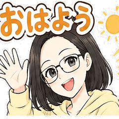 Cute Glasses Girl Everyday Pack