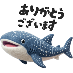 かわいいAI絵文字「海洋生物フェルト」
