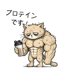 Limit Gym Cat: Muscle Edition