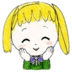 A girl drawn by a child 2
