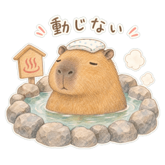 Chill Capybara's Absurd Gag Stickers