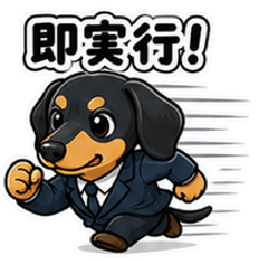 The Dachshund CEO Who Gets the Job Done.