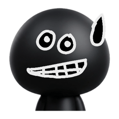 Happy : emoji black cool