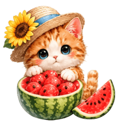 Sweet Cats stickers Vol.2 summer