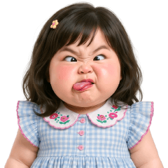 Funny face girl 243 EN