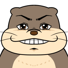 Fat Otter sticker 3