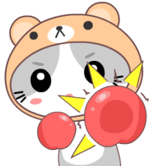 Grey Cat 5 : Effect stickers