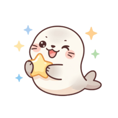 Cute Seal Soft  Cozy Diary