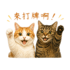 來打牌啊！貓貓麻將團