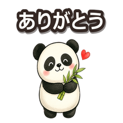 圓滾滾熊貓日常回覆貼圖