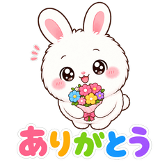 Fluffy Bunny's Daily Greetings (Pop Art)