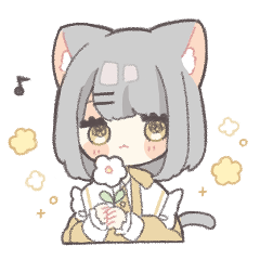 Chill gray cat