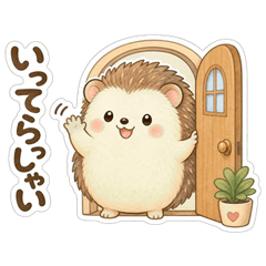 Relaxing Hedgehog Stickers!
