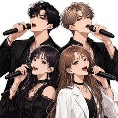 Cool Collegiate A Cappella Stickers