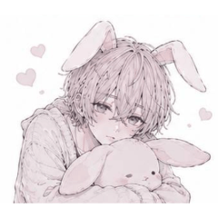 No text/Animestyle male rabbit character
