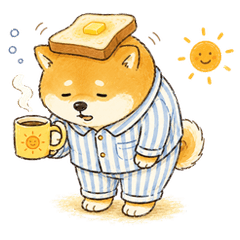 Lazy & Chill Shiba Daily Stickers