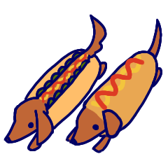 Hot Dog and Corn Dog