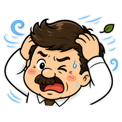 Toupee Uncle VS Wind