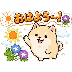 Summer Wankoromaru Stickers