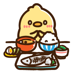 PIYO gourmet sticker