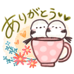 手描き！シマエナガ❤︎優しい気遣い敬語❤︎