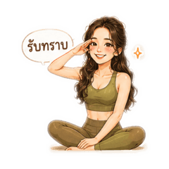 Autumn girl yoga