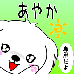 ♦️あやか専用♦️使える名前スタンプ