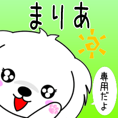 ♦️まりあ専用♦️使える名前スタンプ