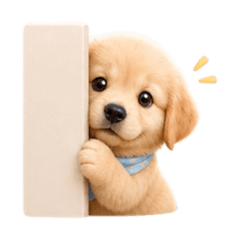 Fluffy Golden Pup