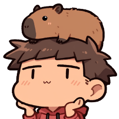 Sommai and his capybara.