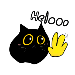 meme Black cat