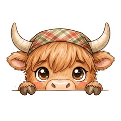 Cute Highland Calf