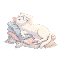 Lumic Sassy White Cat