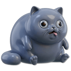 Cats and dogs with bright eyes