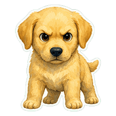 拉布拉多犬油畫風1A