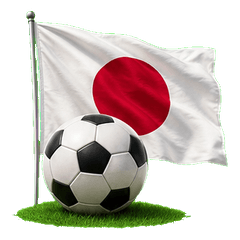 サッカーボール&国旗