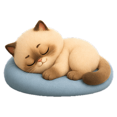 Cream Siam Mischief Cat(No text)