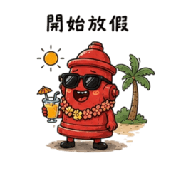 消防栓渡假中