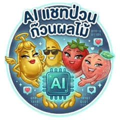 AI แชทป่วน ก๊วนผลไม้