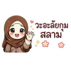 Muslim Girl Daily Stickers